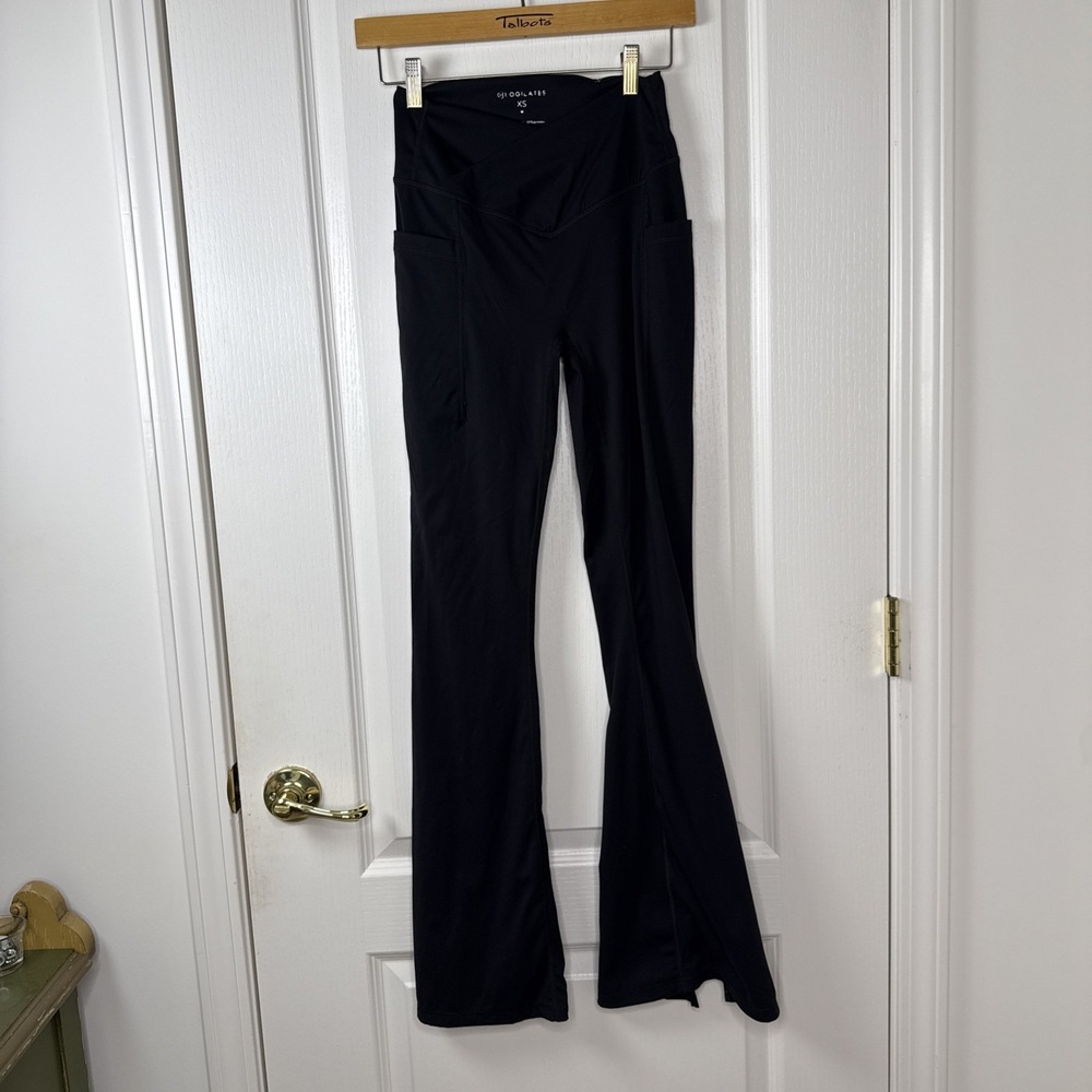 Blogilates Black Flare Leggings Womens XS High Waist Flared Yoga Athleisure